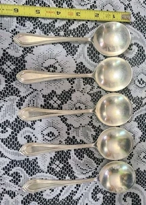 😜 5 NYC MCALPINE HOTEL 🏨 VERSILBERT um 1910 WASHINGTON BOUILLON SUPPENLÖFFEL 🥣 - Bild 1 von 18