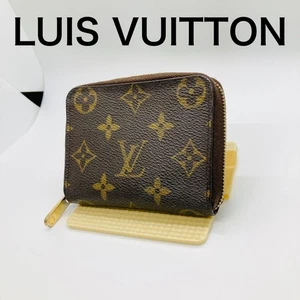 Louis Vuitton Monogram Zippy Coin Case Coin Purse A739 From Japan - Picture 1 of 12