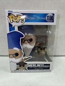 Funko Pop! Vinilo: Disney - Merlín con Arquímedes #1100 - Imagen 1 de 6