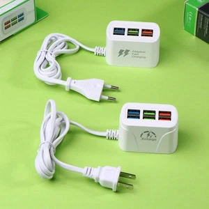 1 Piece Power Strip Electric Socket 6 USB Ports Extension Cable Table Socket - Photo 1/14