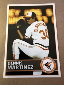 Dennis Martinez Baltimore Orioles Team Issued Postcard Sized Photo - Picture 1 of 2