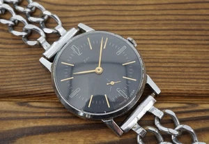 Reloj Hombre Vintage Pobeda Zim 2602 15j Cristal Mineral Personalizado Pulsera - Imagen 1 de 11