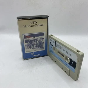 UFO NO PLACE TO RUN CASSETTE TAPE 1980 PAPER LABEL CHRYSALIS UK - Picture 1 of 9