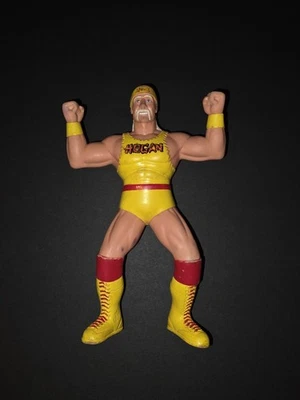 Винтажная резиновая экшн-фигурка 1994 WCW Hulk Hogan 8 дюймов - Изображение 1 из 4