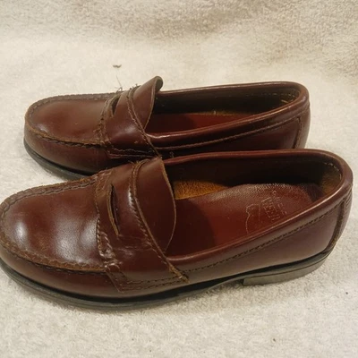 Mocasines Bass Boys marrón centavo talla 12,5 Foto 1 de 4