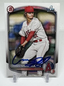 George Klassen signiert 2025 1. Bowman BP-63 Los Angeles Angels - Bild 1 von 3