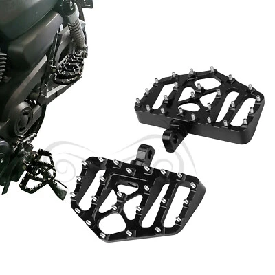 Tableros de piso anchos con estribos gruesos para Harley Sportster 883 1200 Night Rod Special Foto 1 de 4