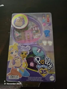 Polly Pocket 35th Hedgehog Anniversary Coffee Shop Compact - Picture 1 of 4