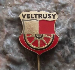 Antique Veltrusy Mansion Palace Zamek Heraldic Coat of Arms Crest Pin Badge - Picture 1 of 2