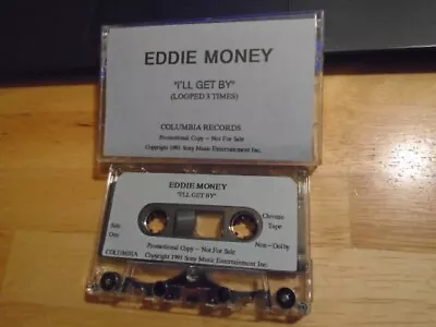 RARE PROMO Eddie Money CASSETTE TAPE I'll Get By '91 Andrew Gold wax Canned Heat - Image 1 of 2