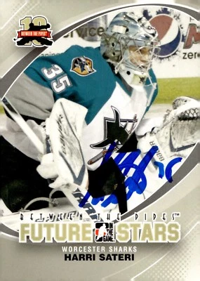Harri Sateri - Signed 2011-12 In The Game Between The Pipes Card #58 - Image 1 of 2