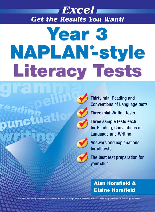 Excel - Year 3 NAPLAN*-style Literacy Tests - image 1 of 1