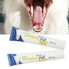 Edible Dog Puppy Cat Toothpaste Teeth Cleaning Care Toothbrush. Hygiene Y0U0