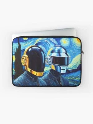 Funda para computadora portátil Daft Punk Starry Night - Estuche con impresión artística con relleno de espuma, cremallera Foto 1 de 3