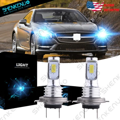 Faro LED haz alto/bajo YTL para Mercedes Benz SL S SLK E C CL Clase H7 8000K Foto 1 de 4