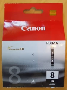 Genuine CANON CLI-8BK Ink Cartridge - new and sealed ~ 13ml - Picture 1 of 1