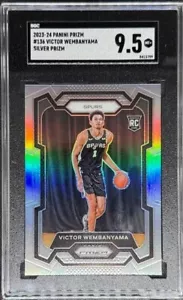 Victor Wembanyama - 2023 Panini Prizm Silver RC #136 Spurs Rookie - SGC 9.5 - Picture 1 of 2