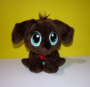 10" Little Tikes RT Puppy Dog Plush Red Collar Tag Rescue Tales Chocolate Lab - Picture 1 of 3