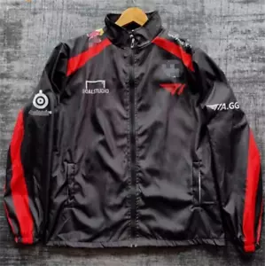 2024 LOL Spring Competition LCK Uniform Jersey Team T1 Faker Zipper Jacket Top - Picture 1 of 5