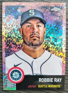 2022 Topps Chrome Platinum Anniversary Robbie Ray Rose Gold Mini Diamond #/75...