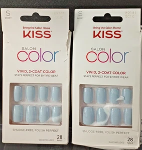 KISS Salon Color Vivid 2-Coat #Short - #89141 SC10 - 28 Nails Each Pack Qty 2 - Picture 1 of 5