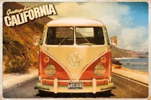 VW California Camper Postcard - Maxi Poster 91.5cm x 61cm new and sealed - Picture 1 of 1