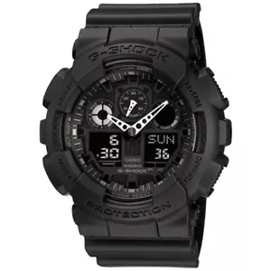 Casio GA100-1A1 XL Analog-Digital G-Shock All Black - Picture 1 of 1