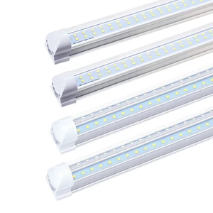 4~25 Pack T8 8FT LED Tube Light Bulb 72W 6500K Shop light ETL Listed Fixture - Picture 1 of 14