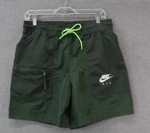 Nike Air Cargo Shorts Green Men's Small Athletic Stretch Activewear - Picture 1 of 8