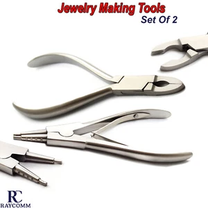 Juego de instrumentos de apertura y cierre de anillos de perforación para hacer joyas - Imagen 1 de 5