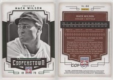 2015 Panini Cooperstown HOF Chronicles Green /10 Hack Wilson #44 HOF