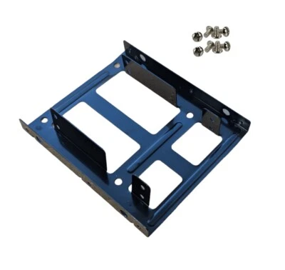 Einbaurahmen Zweifach 2x 2.5" zoll Festplatten in 3,5" HDD SSD - Bild 1 von 2