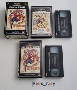 Estuche VHS - 2 Películas - El Bossu & El Capitán Rompe - Jean Marais - Picture 1 of 15
