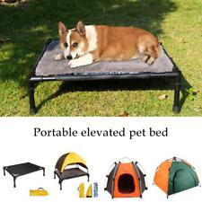 Foldable Dog Bed Breathable Elevated Dog Cot For Outdoor Dog Bed Travel A4Z6