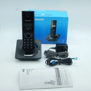 Telefon bezprzewodowy Panasonic KX-TG1711 DECT telefon czarny - Zdjęcie 1 z 10