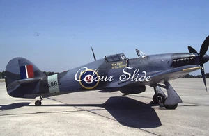 RAF Hurricane 11C PZ865, Greenham Common, 7.83, Colour Slide, Aviation Aircraft - Picture 1 of 1