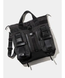 MASTER-PIECE Masterpiece ROGUE 2way helmet bag Black Made In Japan - Picture 1 of 6