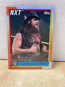 2021 WWE Topps Heritage Rainbow Foil #79 Cameron Grimes Wrestling Card - Picture 1 of 2