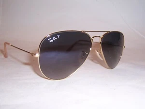 NUEVAS GAFAS DE SOL RAY BAN 3025 001/78 DORADAS/AZUL POLARIZADAS 58 MM AUTÉNTICAS - Imagen 1 de 7