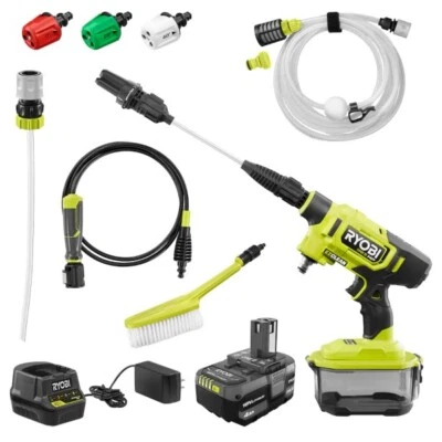RYOBI CANADA 18V Brushless 600 PSI Cordless Battery Power Cleaner Kit - Image 1 of 4