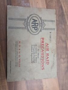 Original Wills Air Raid Precautions ARP Cigarette Card Album, Complete. 1954?