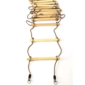 Strickleiter für Kinder mit 12 Sprossen Länge 440 cm Seilleiter Kletterseil - Bild 1 von 3