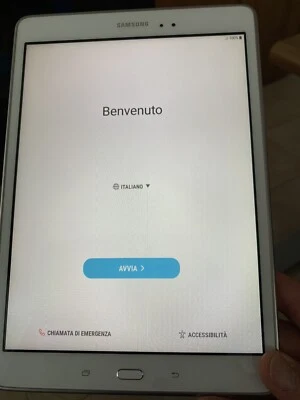 TABLET SAMSUNG GALAXY TAB A 9.7 SM-T555 LTE (4G) 16 Gb 2Gb RAM in ottimo stato - Immagine 1 di 2