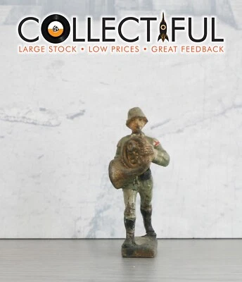 LINEOL - GERMAN SOLDIER / BAND FRENCH HORN PLAYER - *RARE* COMPOSITE FIGURE 🔥 - Image 1 of 4