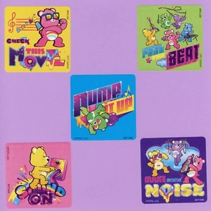 15 Care Bears Make Some Noise Large Stickers - Party Favors - Rewards - Picture 1 of 1
