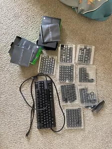 2x Razer noir Doublehot PBT Keycap Set de mise à niveau pour clavier optique mécanique - Photo 1/6