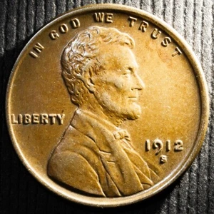 1912-s Lincoln Wheat Cent - 36863 - Bild 1 von 2