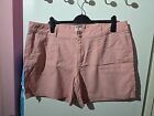 Size 18 Florence & Fred Pastel Pink 55% Linen/45% Cotton Summer/Holiday Shorts
