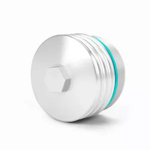 Coperchio filtro olio alloggiamento filtro alluminio argento per BMW N20 N26 N51 N52 N53 N54 - Foto 1 di 6