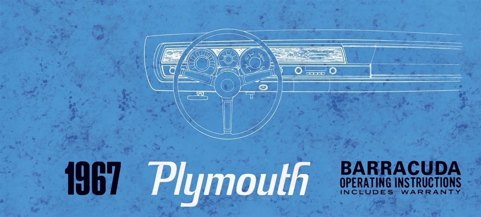 Plymouth Barracuda 1967 manual del propietario - color Foto 1 de 4